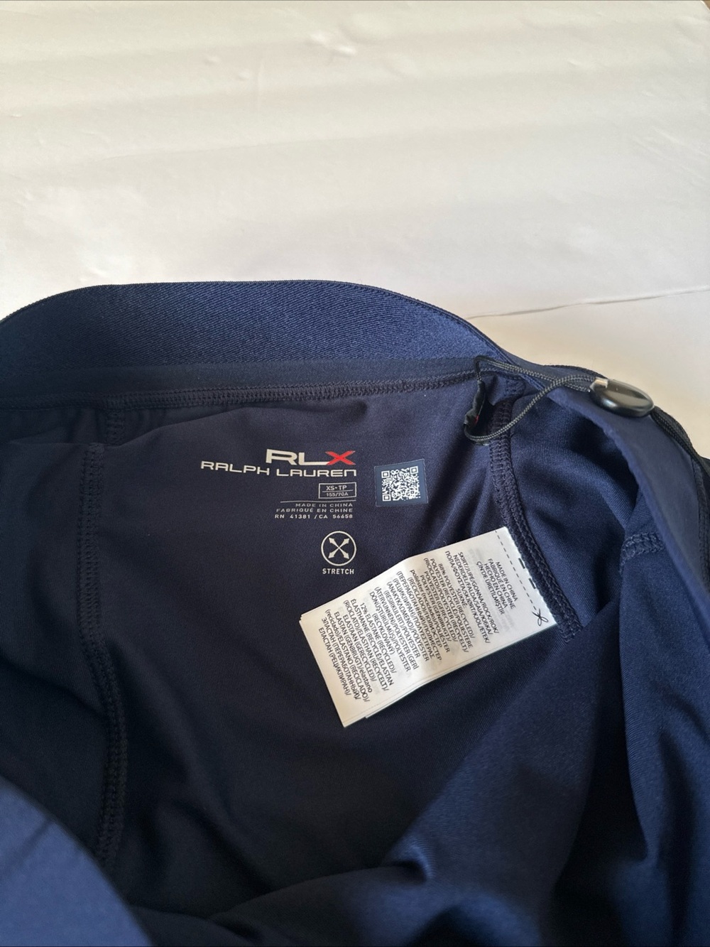 NWT RLX Ralph Lauren Women's Navy Blue Golf Skort / Tennis Skirt (Size XS) - Str - Picture 3 of 7